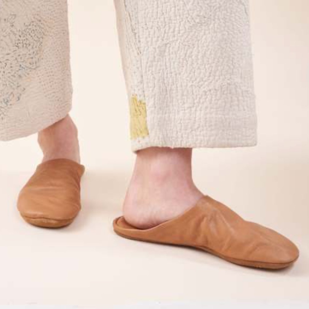 New in Box FEIT leather Indoor slipper Size 46 / 13. Soft Leather and Suede - Picture 6 of 15